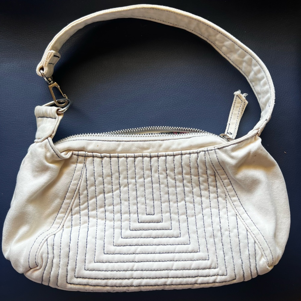 Vintage Y2K Old Navy Embroidered Canvas Mini Bag